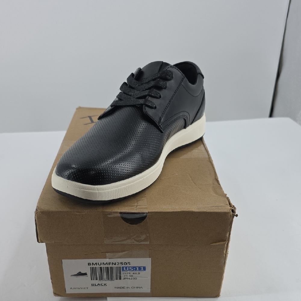 Black Leather Men's Shoes